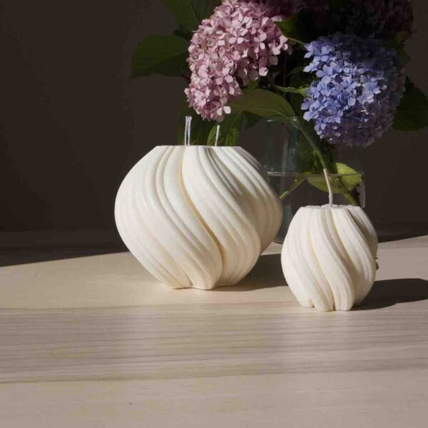 Bougie décorative - Spirale
