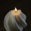 Bougie décorative - Spirale
