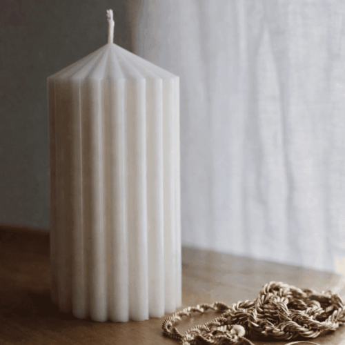 bougie-cire-soja-naturel-handmade-madeinfrance-lueur-sage-luxembourg-metz-thionville-decoration-noel-deco- Bougie décorative - Petite Colonne