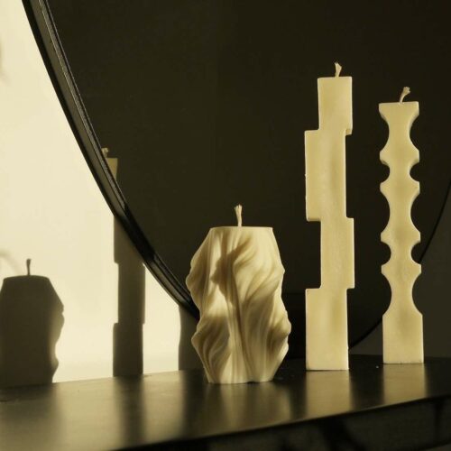 bougie originale design artisanale LUEUR